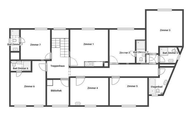 Grundriss Obergeschoss