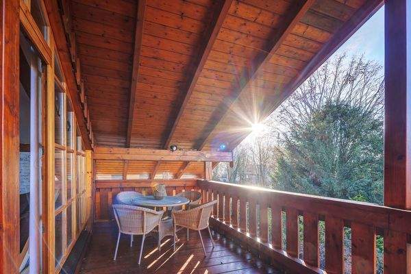 Balkon Westen mit Seeblick