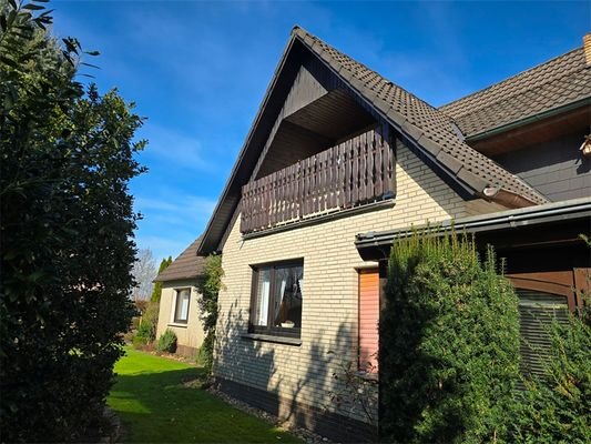 Blick zur Loggia