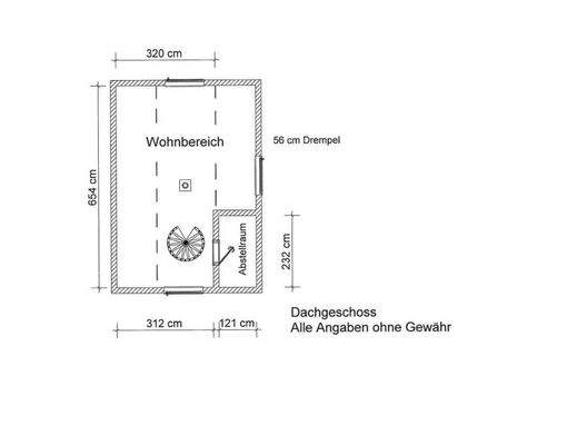 Grundriss Dachgeschoss