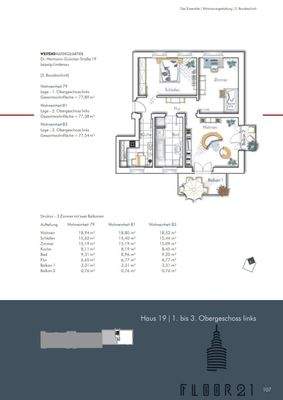 Grundriss/ Flächenberechnung