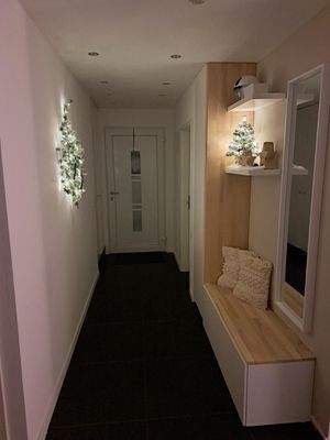 Eingangsbereich Diele dekoriert