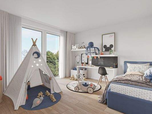 Innenraum - Visualisierung, Kinderzimmer
