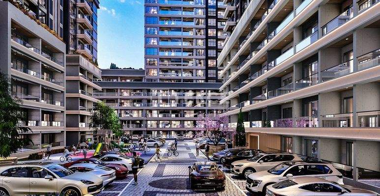 Investment Apartments in a Complex with Pool in Yenimahalle