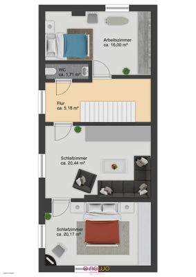 Grundriss Obergeschoss