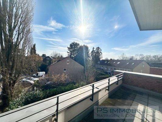 Blick vom Dachbalkon