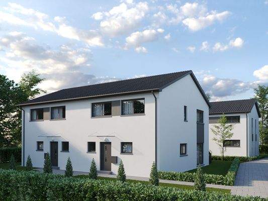 Objektvisualisierung Doppelhaus