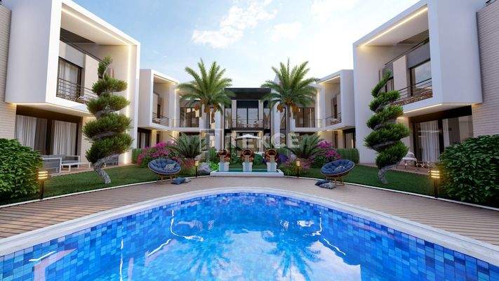 Houses in a Luxury Project Near the Sea in North Cyprus Girne