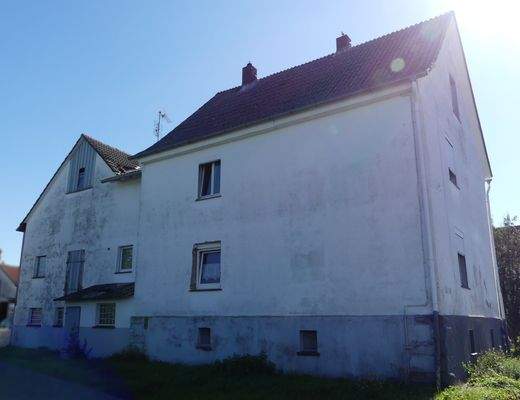 Straßenansicht Wohnhaus+Anbau