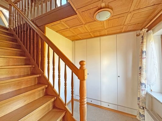 Treppe ins Dachgeschoss