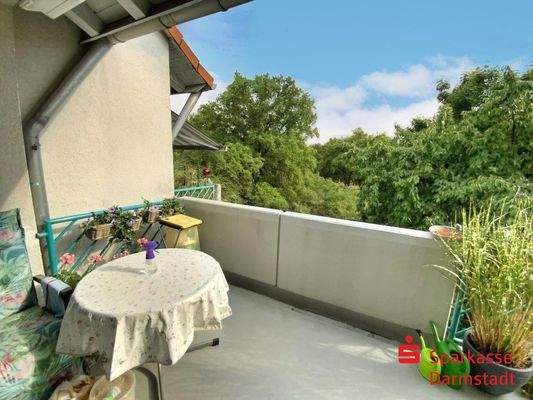 Balkon mit unverbaubarem Blick