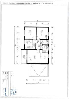 Grundriss obere Etage