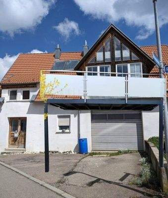 Anbau Carport mit Dachterrasse möglich