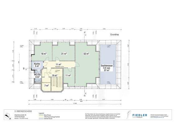 Plan 3. Obergeschoss