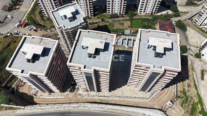 Furnished Flats in Yıldızlı Akcaabat with Sea View