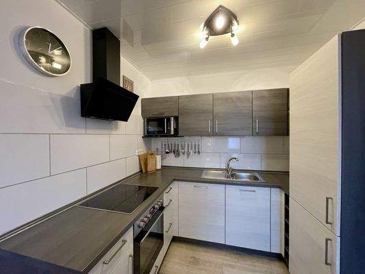 Küche Apartment Hinterhofgebäude