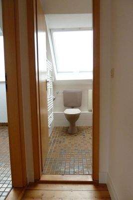 Blick ins Badezimmer