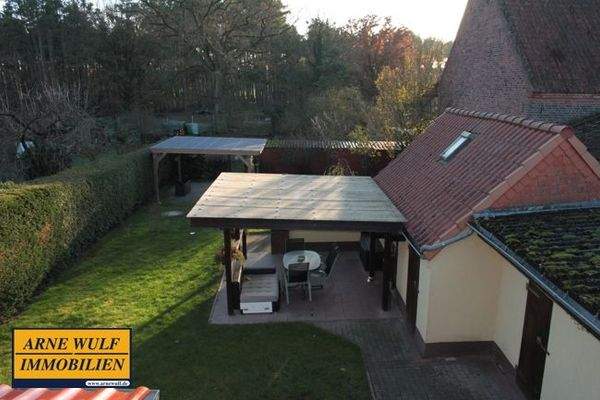 Blick auf das Grundstück