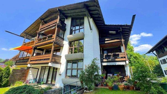 Blick auf die Wohnung