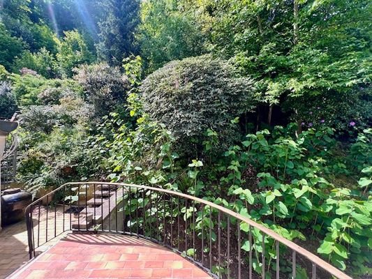 Kleiner Terrassenbereich