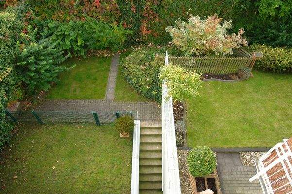 Blick in die Grünanlage