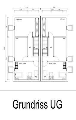 Grundrissbeispiel Kellergeschoss
