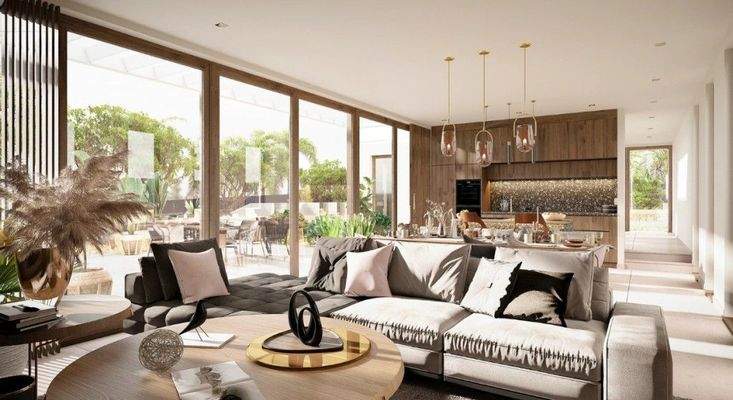 Neubauvilla zum Verkauf neben dem Golf von Son Gual, Palma, Mallorca