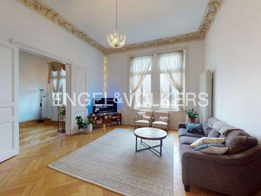 Lichtdurchfluteter Wohnbereich