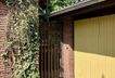 Garage und Seiteneingang zum Garten