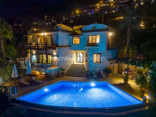 Sea View 5-Bedroom Villa with Private Pool in Kas Kalkan