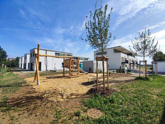 Treffpunkt und Spielplatz