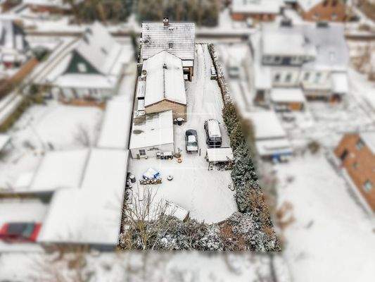 Vogelperspektive Garten
