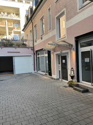 Sicht zur Duplexgarage