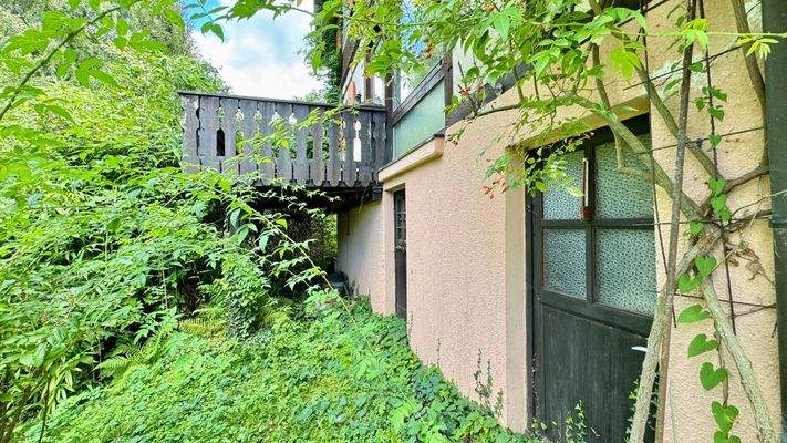 Rückansicht Gebäude