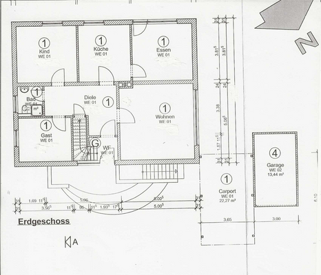 Grundriss EG Wohnung