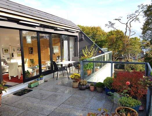 Terrasse Richtung Ostsee