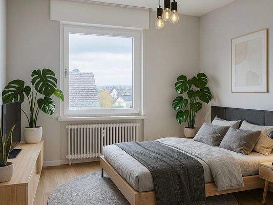 Schlafzimmer EG visuell