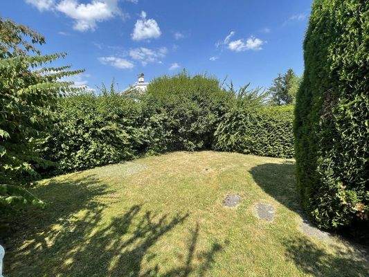 Garten auf Westseite