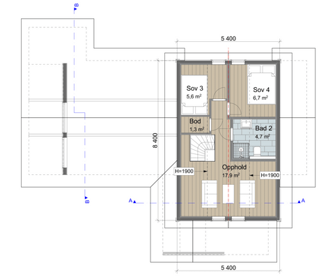 Grundriss Dachgeschoss