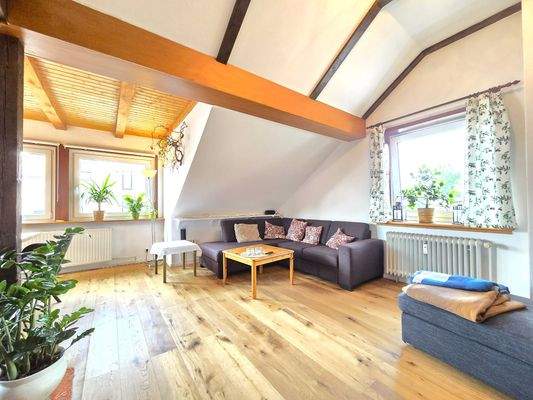 Wohnzimmer Dachgeschosswohnung