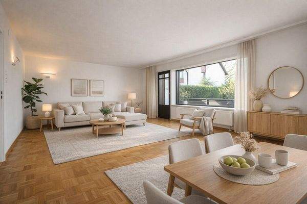 HOMESTAGING Wohnzimmer  (KI generiert)