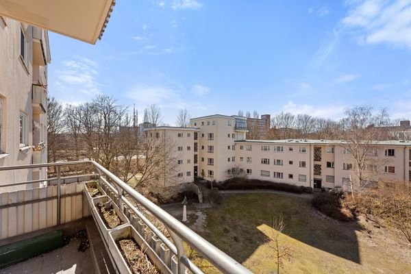 Balkon am Wohnzimmer