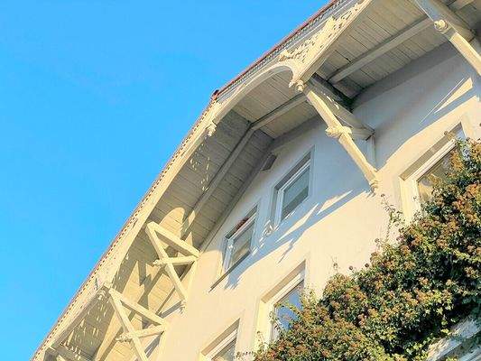 Detailansicht des Hauses