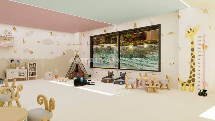 Flats with Rich On-Site Amenities in Alanya Center