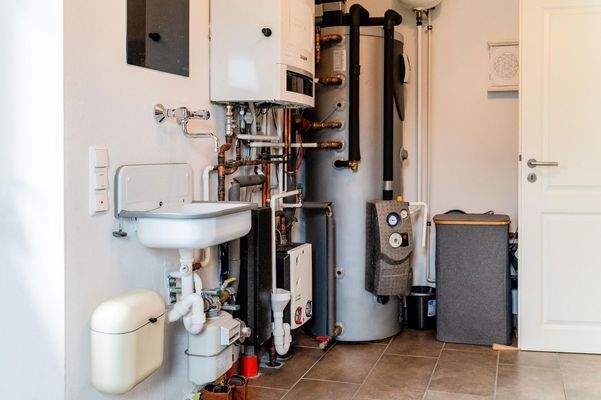 Wassertank mit Solarthermie