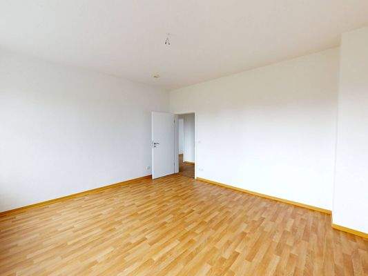 Ansicht II: Wohn- und Esszimmer