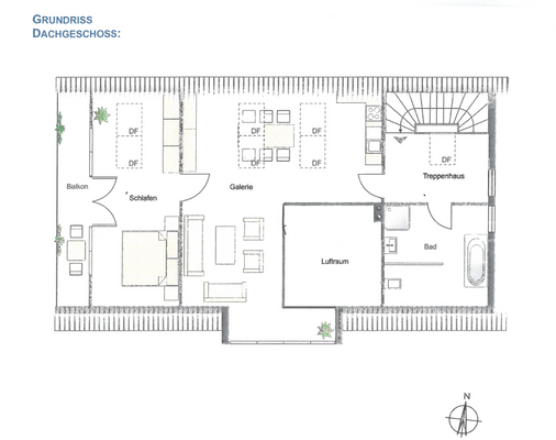 Grundriss Obergeschoss