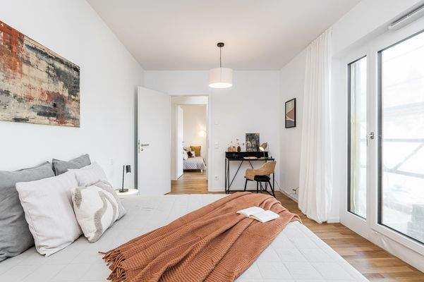 Schlafzimmerambiente in Berlin-Weißensee