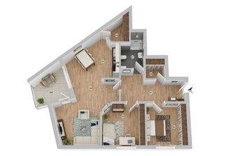 Grundriss Wohnung