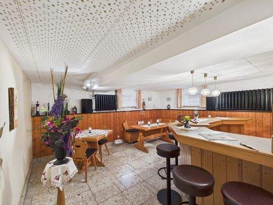 Partyraum im Kellergeschoss